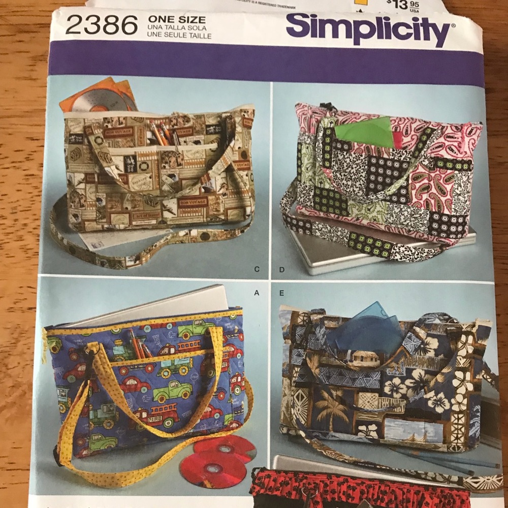 Simplicity 2386 handbags